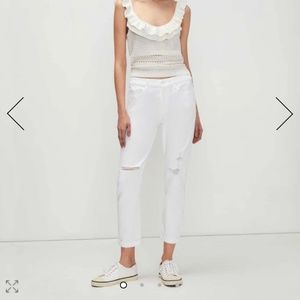 7 for all mankind white denim